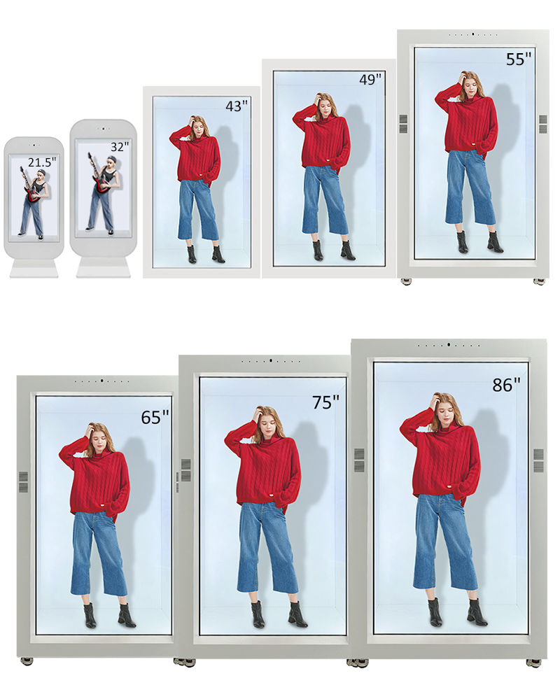 3D AI holographic cabinet with built-in camera