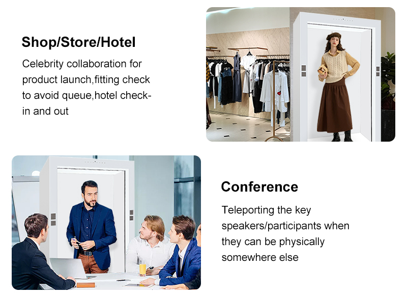 3D AI holographic cabinet with built-in camera