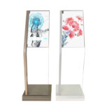 Custom vertical OLED transparent screen