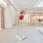 Custom vertical OLED transparent screen