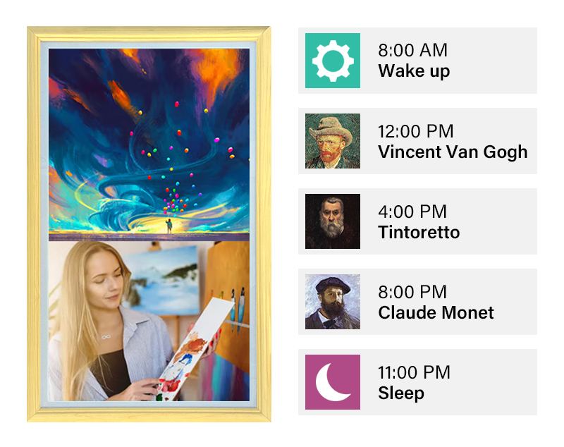 Digital photo frame screen